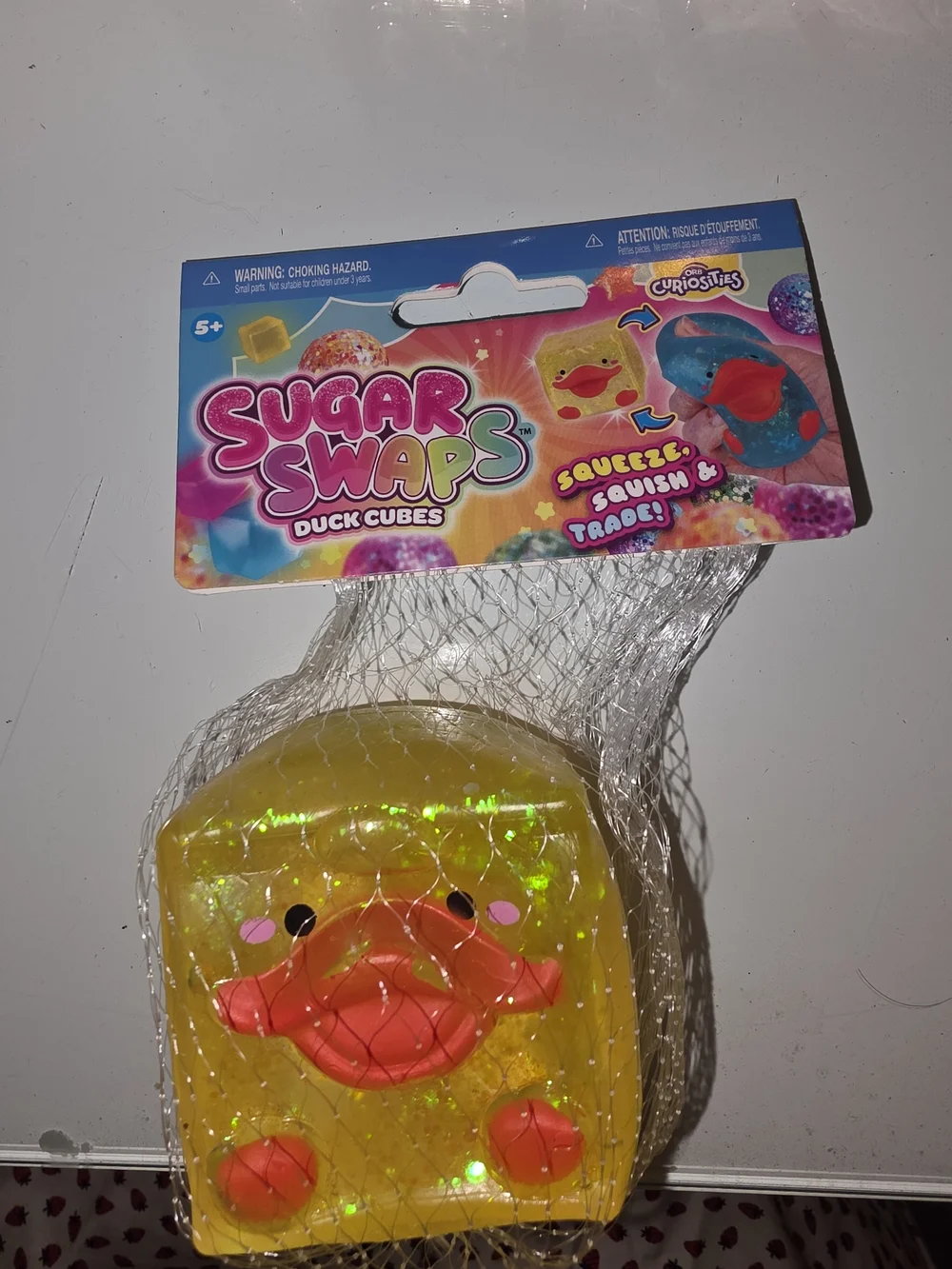 Duck Cubes Squeeze Toy - Yellow